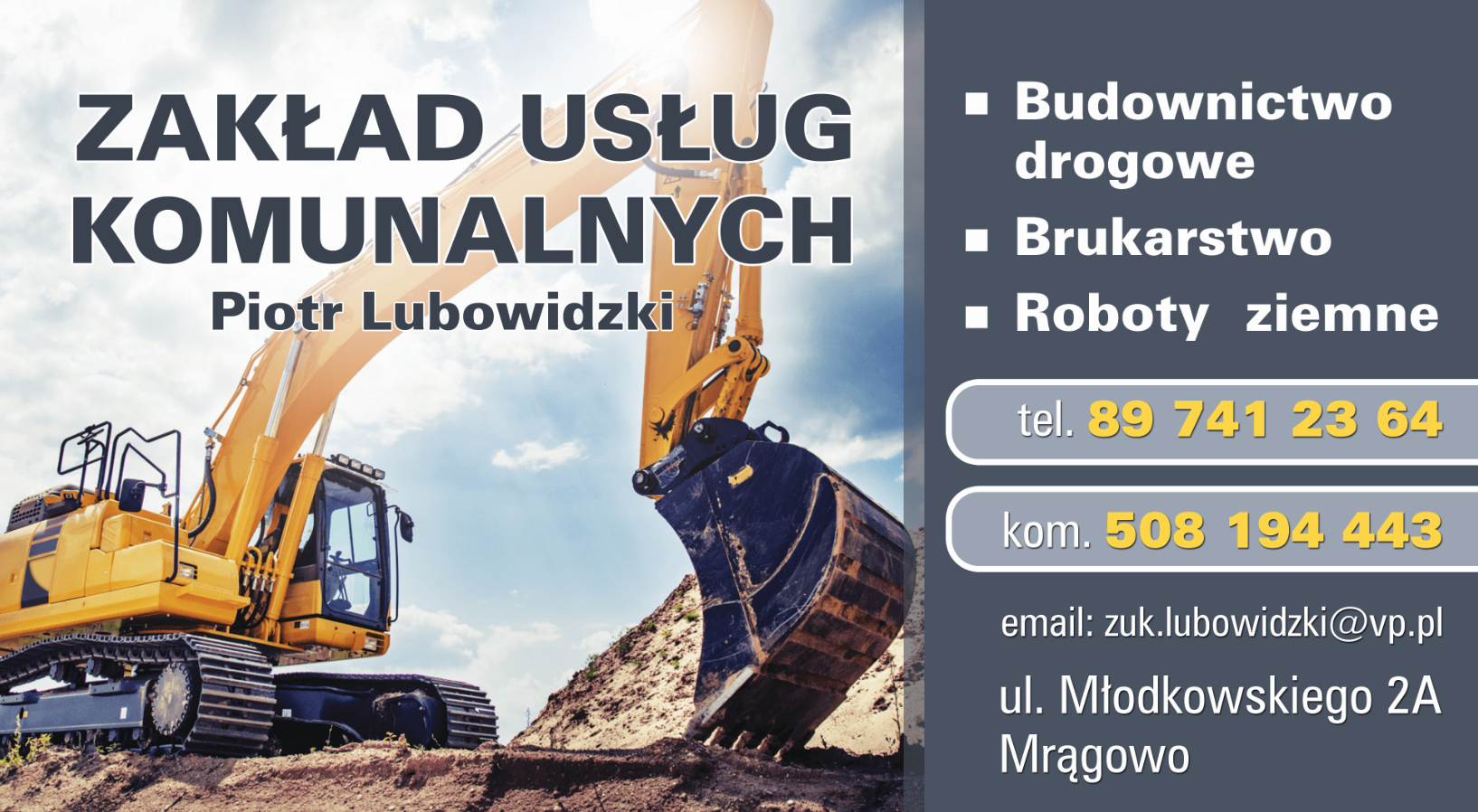 budownictwo drogowe MRĄGOWO